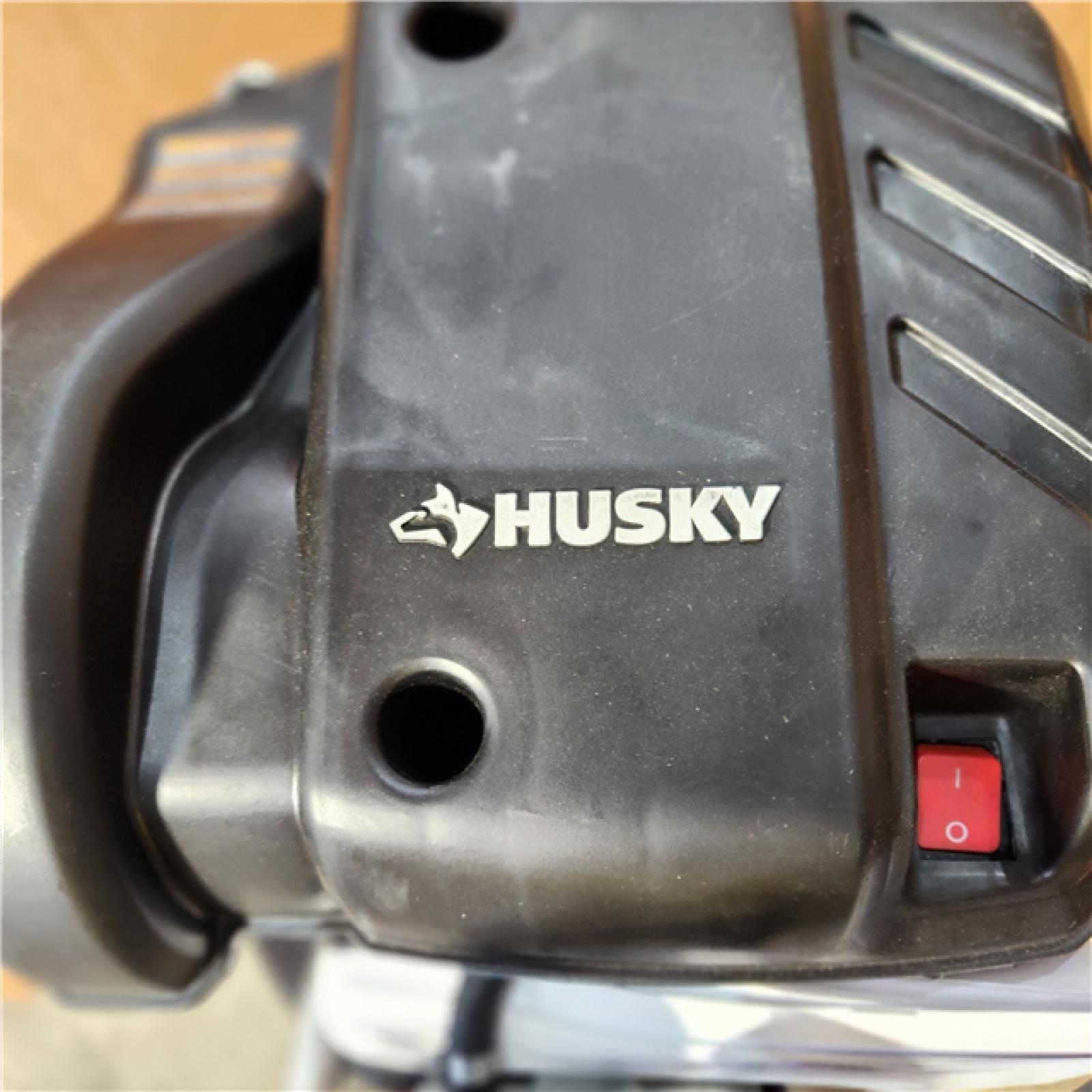 Houston location AS-IS Husky 20 Gal. 200 PSI Oil Free Portable Vertical Electric Air Compressor ( appears in used condition)