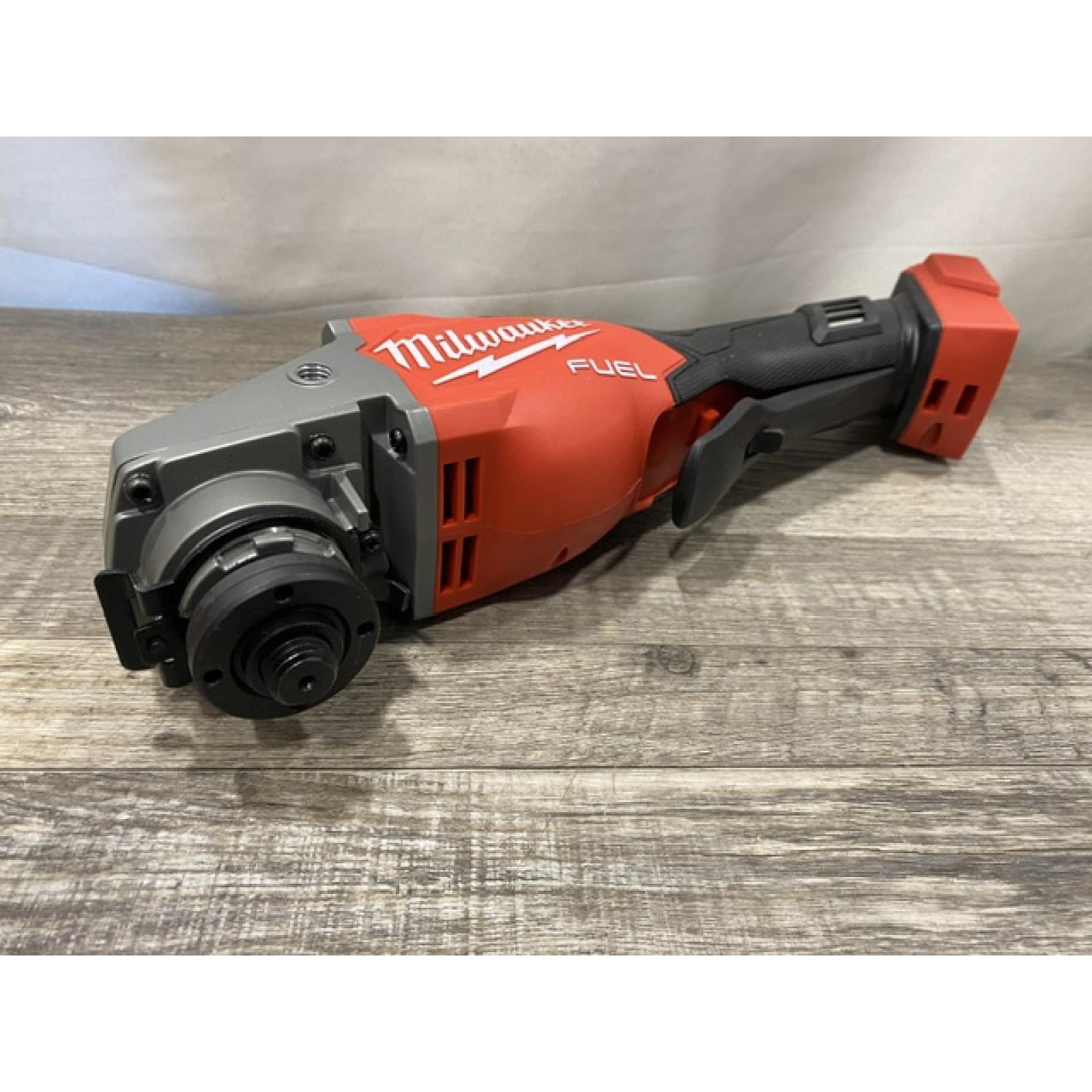 AS-IS Milwaukee FUEL 18-Volt Lithium-Ion Brushless Cordless 4-1/2 in./6 in. Braking Grinder with Paddle Switch (Tool-Only)