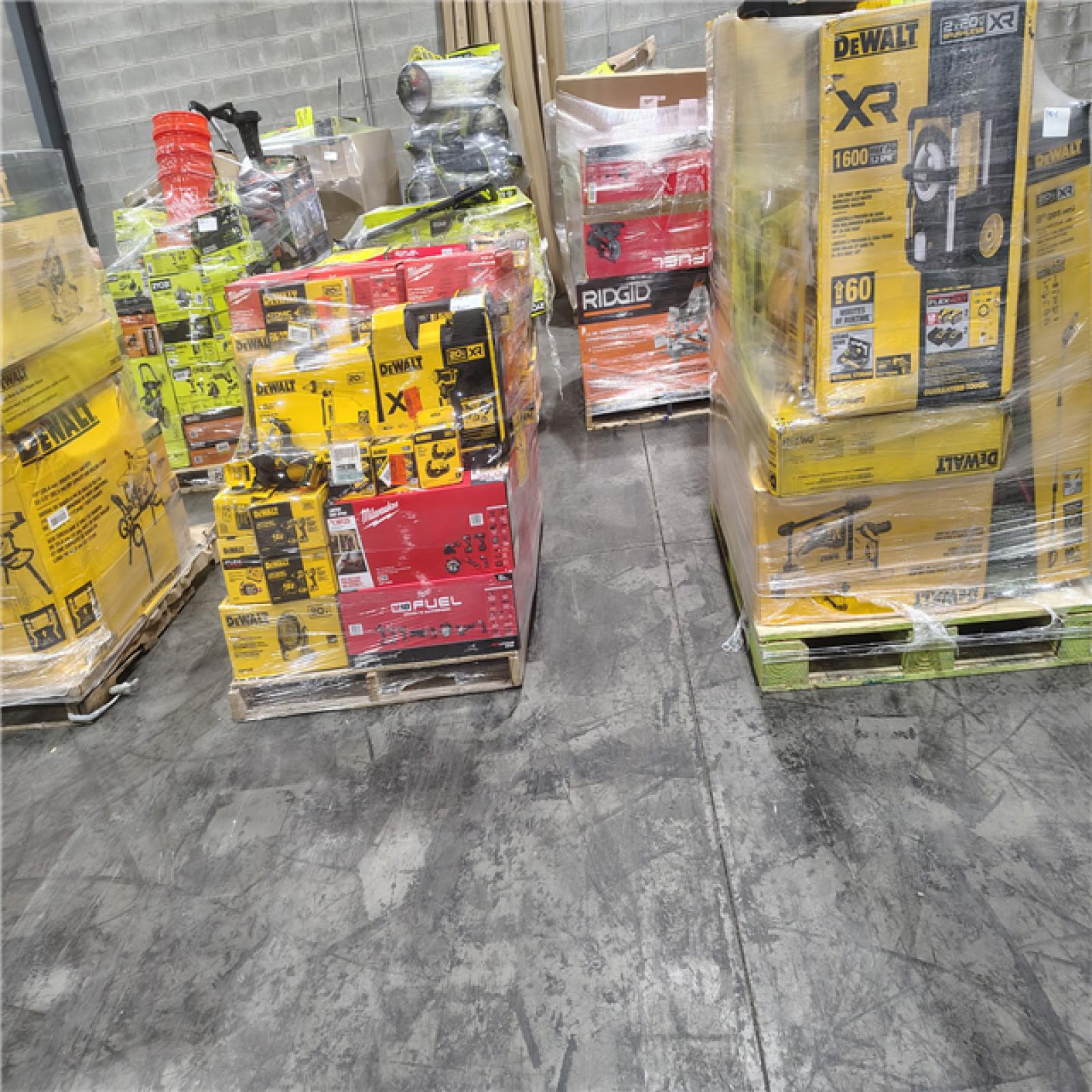 Pittston Location As-Is Power Tools Partial Truckload (11 Pallets) 1192-C