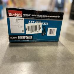 DALLAS LOCATION - Makita 18V X2 LXT Lithium-Ion (36V) Brushless Cordless Reciprocating Saw Kit (5.0Ah) with 2 Batteries 5.0Ah and Charger