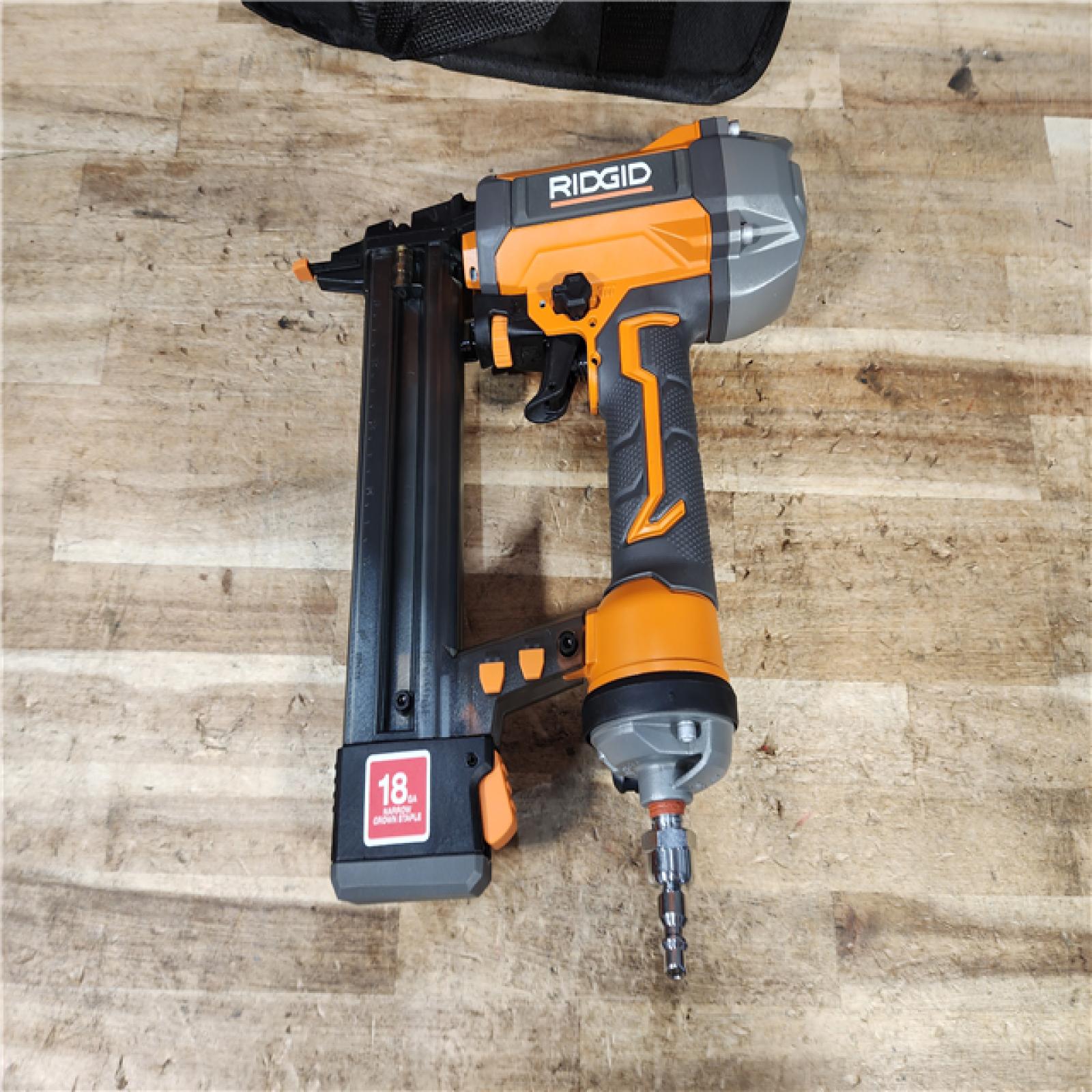 HOUSTON LOCATION - AS - IS Pneumatic 18-Gauge 1-1/2 in. Finish Stapler (TOOL ONLY)