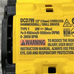 AS-IS DEWALT ATOMIC 20V Lithium-Ion Cordless 1/2 in. Hammer Drill Kit