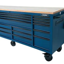 DALLAS LOCATION- AS-IS Tool Storage Heavy Duty 84 in. W x 24 in. D Mobile Workbench Cabinet
