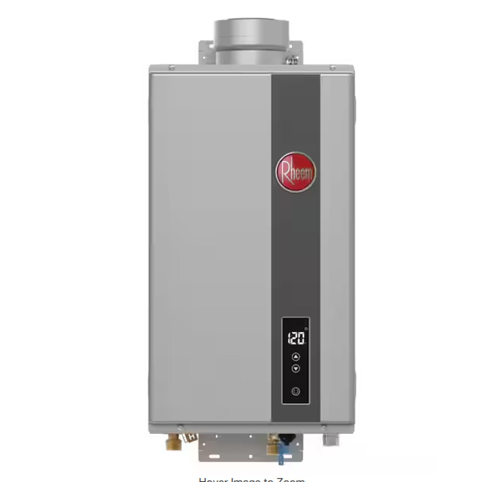 DALLAS LOCATION - Rheem Performance Plus 7.0 GPM Non-Condensing Indoor Liquid Propane Tankless Water Heater