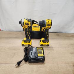 AS-IS- DEWALT ATOMIC 20-Volt MAX Lithium-Ion Cordless (2-Tool) Combo Kit