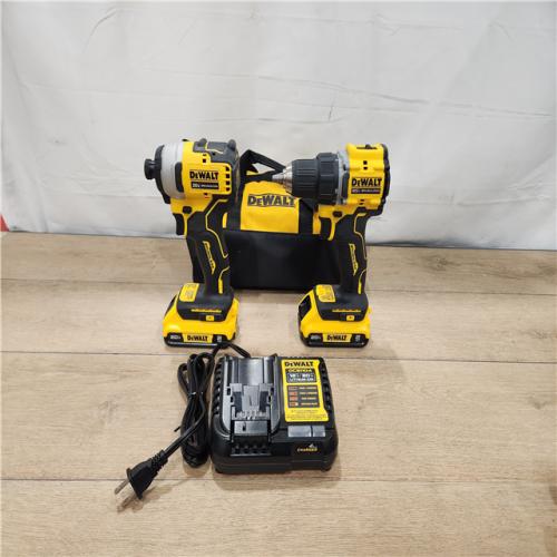 AS-IS- DEWALT ATOMIC 20-Volt MAX Lithium-Ion Cordless (2-Tool) Combo Kit