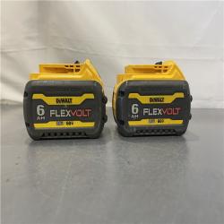 AS-IS - DEWALT FLEXVOLT 20-Volt/60-Volt MAX Lithium-Ion 6.0Ah Battery Pack (2-Pack)