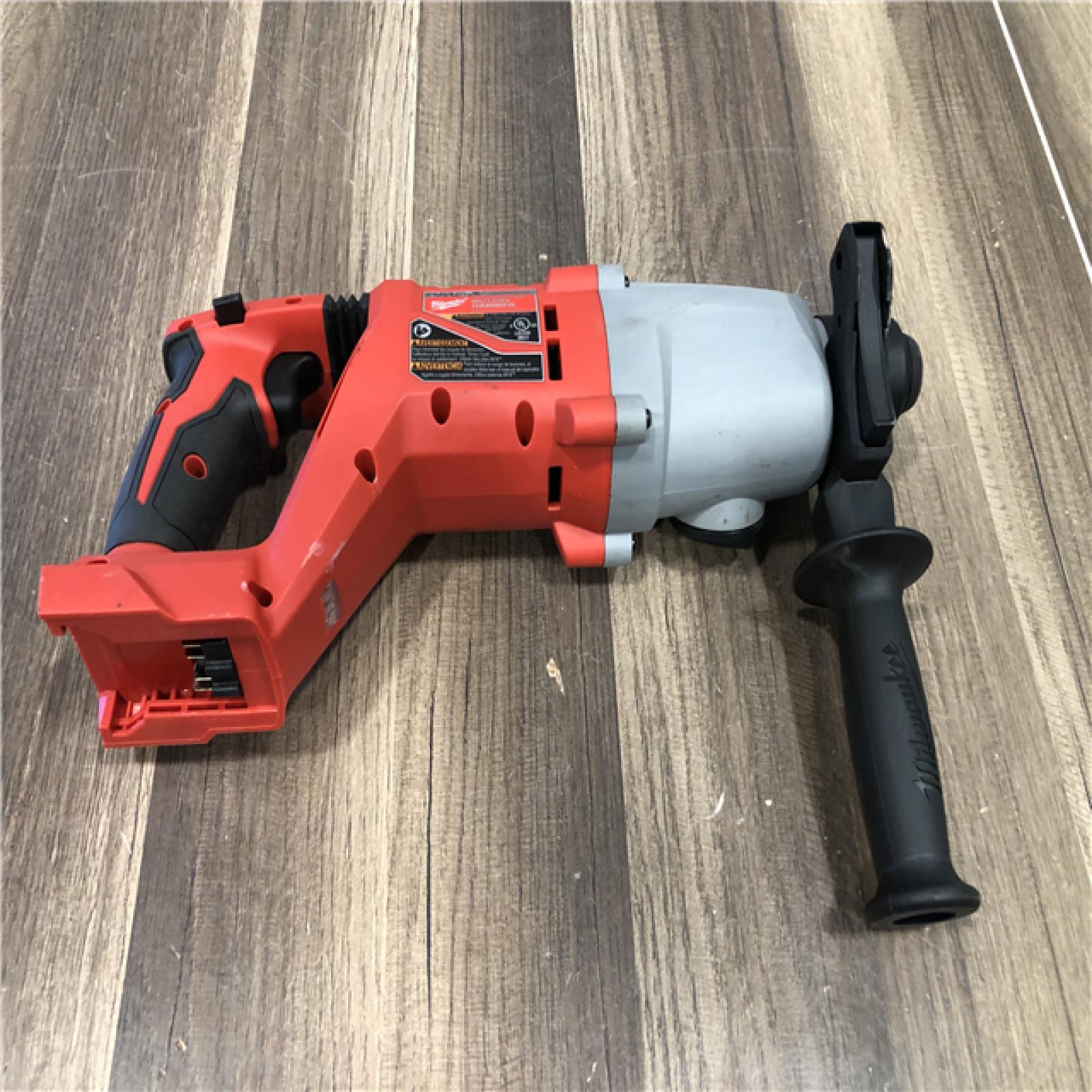 AS-IS Milwaukee 18V Lithium-Ion Brushless Cordless 1 in. SDS-Plus D-Handle Rotary Hammer (Tool-Only)