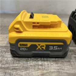 AS-IS DEWALT 20V MAX XR POWERSTACK Lithium-Ion Battery Starter Kit with 3.5Ah Battery and Charger