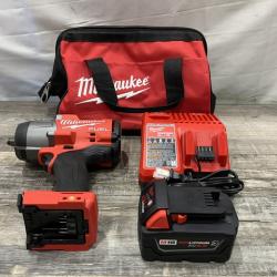 AS-IS Milwaukee FUEL 18V Lithium-Ion Brushless Cordless 1/2 in. Impact Wrench w/Friction Ring Kit