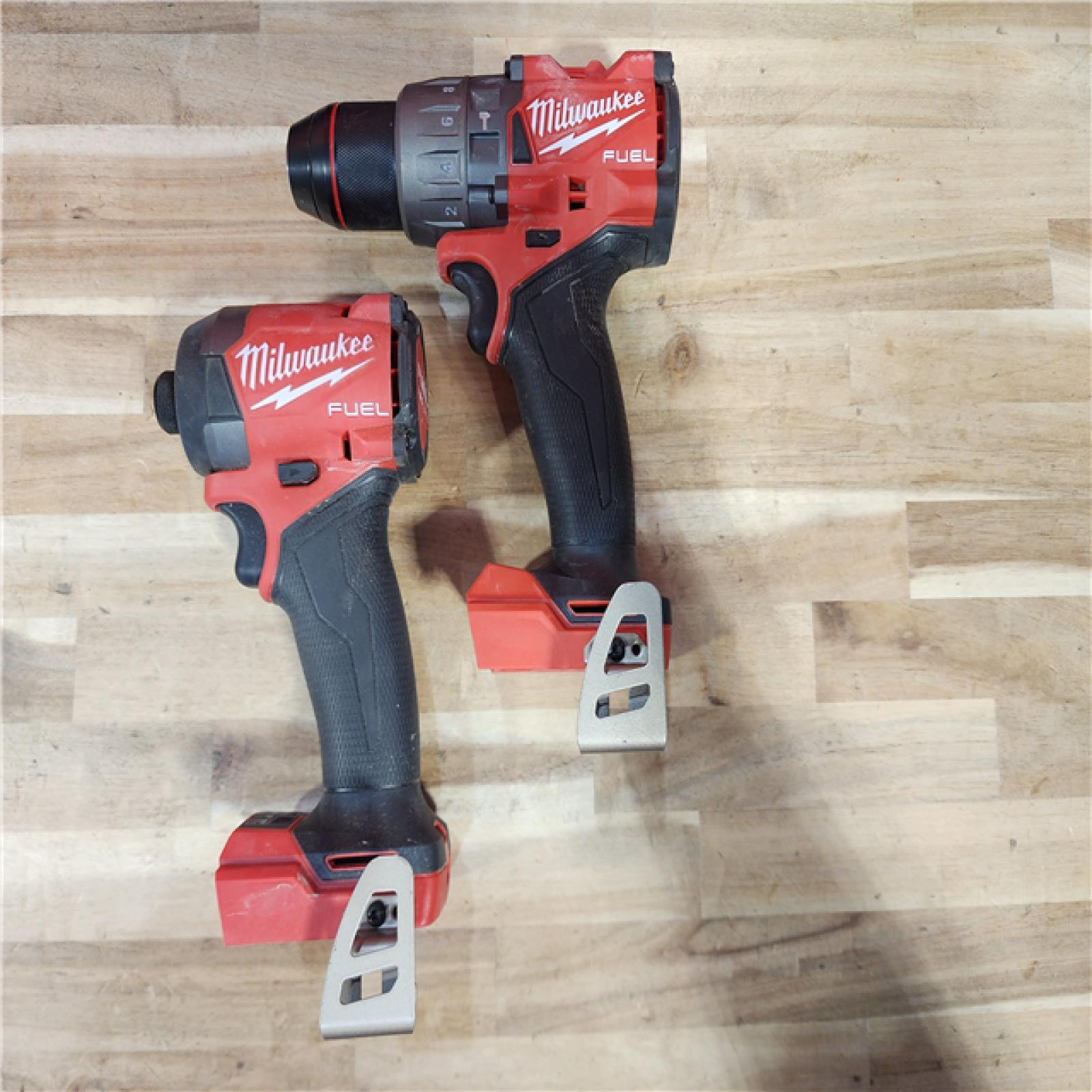HOUSTON LOCATION - AS-IS Milwaukee  FUEL 18V Lithium-Ion Brushless Cordless Hammer Drill and Impact Driver Combo Kit
