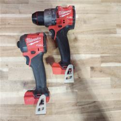 HOUSTON LOCATION - AS-IS Milwaukee  FUEL 18V Lithium-Ion Brushless Cordless Hammer Drill and Impact Driver Combo Kit