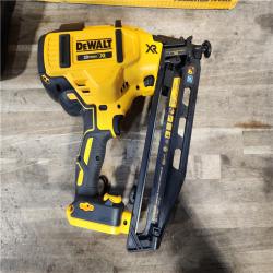 HOUSTON LOCATION - AS-IS DeWalt 20V 16 Gauge Cordless Angled Finish Nailer Kit W/ 2Ah Battery