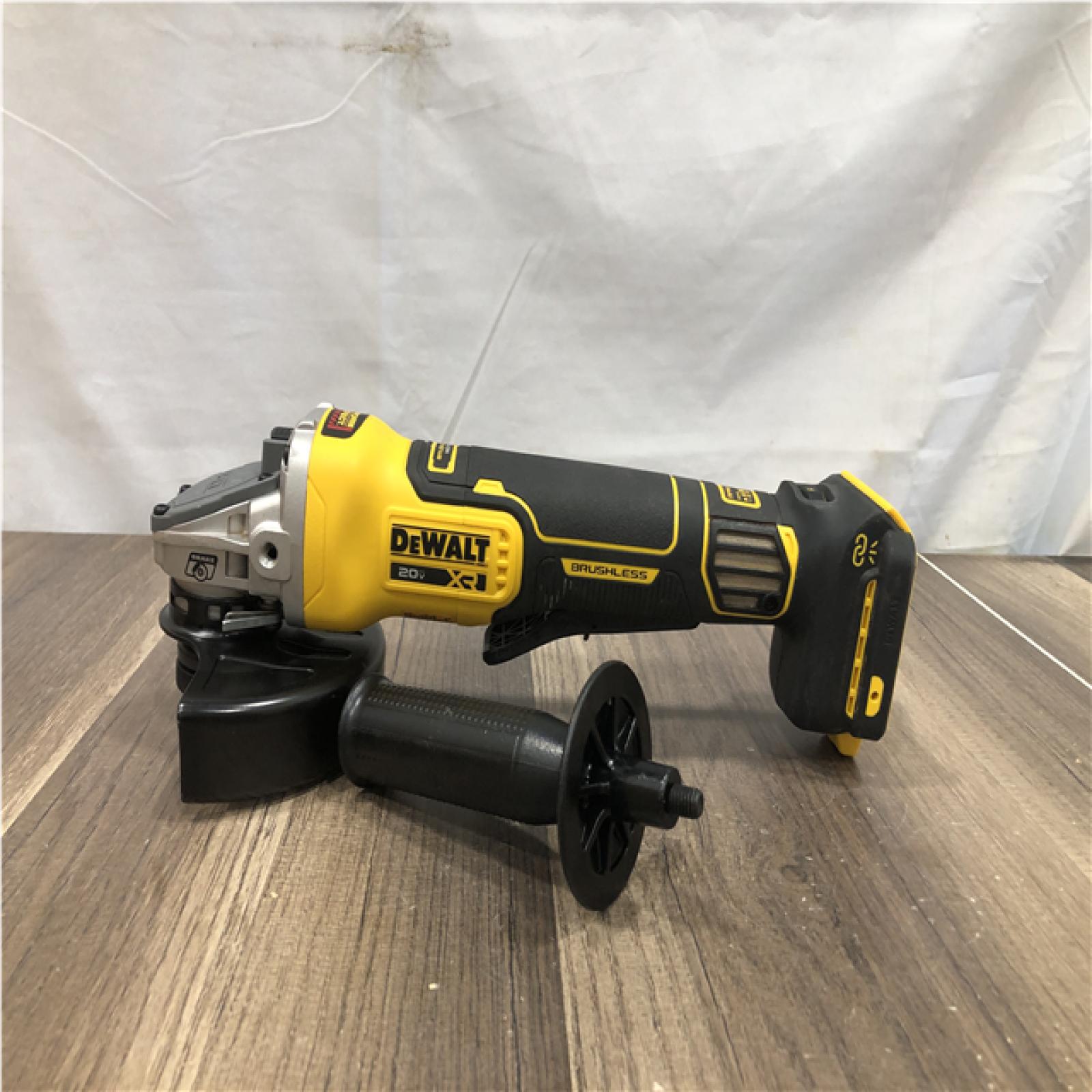 AS-IS DEWALT 20V XR Cordless 4-1/2. in. to 5 in. Variable Speed Angle Grinder (Tool Only)