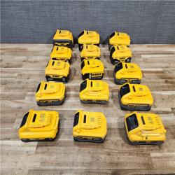 HOUSTON LOCATION - AS - IS DEWALT BATTERY PACK QTY - 15