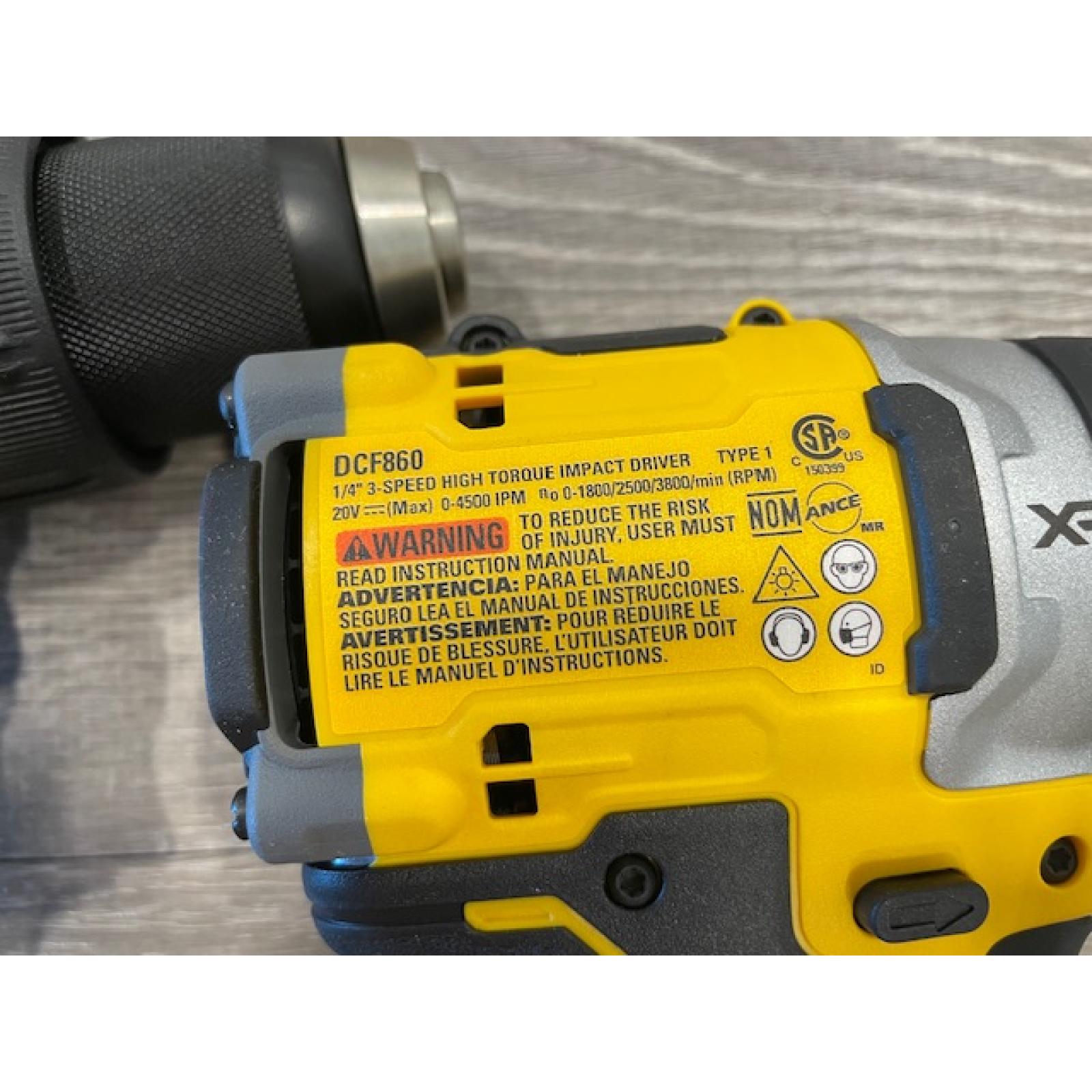 AS-IS DEWALT 20V XR Lithium-Ion Cordless 2-Tool Combo Kit