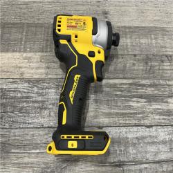 AS-IS DEWALT Atomic 20V Max Lithium-Ion Brushless Cordless Compact 1/4 in. Impact Driver Kit