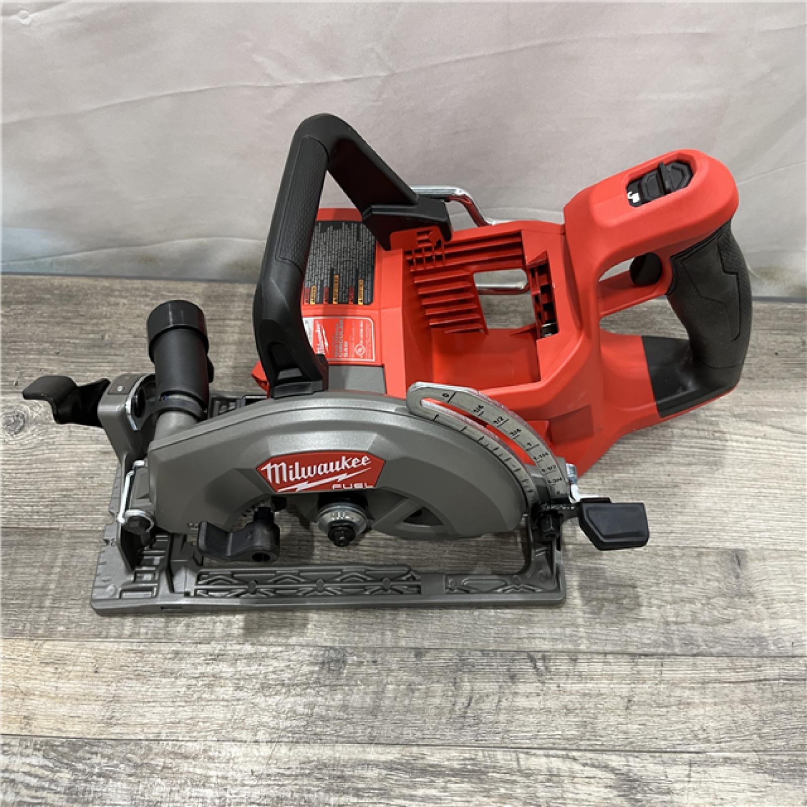 AS-IS Milwaukee FUEL 18V Lithium-Ion Cordless 7-1/4 in. Rear Handle Circular Saw (Tool-Only)