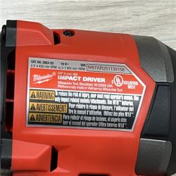 AS-IS Milwaukee FUEL 18V Lithium-Ion Brushless Cordless 1/4 in. Hex Impact Driver Kit