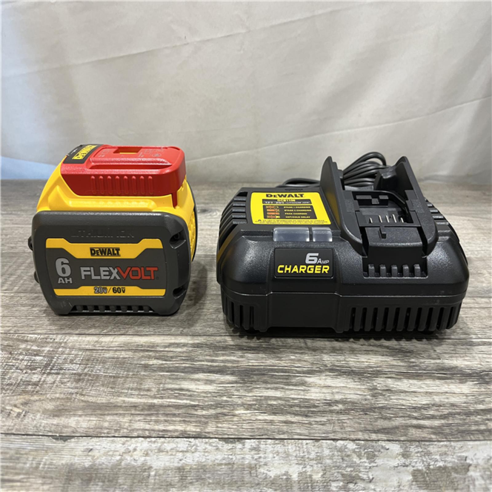 AS-IS DEWALT FLEXVOLT 20V/60V MAX Lithium-Ion 6.0Ah Battery Pack Kit