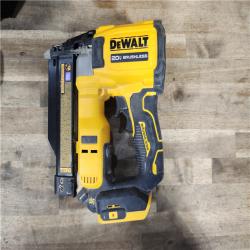 HOUSTON LOCATION - AS-IS DEWALT ATOMIC 20V MAX Lithium Ion Cordless 23 Gauge Pin Nailer Kit with 2.0Ah Battery and Charger