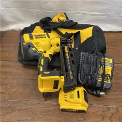 AS-IS DeWalt DCN660D1 20V 16 Gauge Cordless Angled Finish Nailer Kit W/ 2Ah Battery