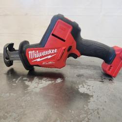 AS-IS- Milwaukee FUEL 18V Lithium-Ion Brushless Cordless HACKZALL Reciprocating Saw (Tool-Only)
