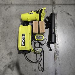 AS-IS RYOBI 40V HP Whisper Series 190 MPH 730 CFM Leaf Blower and Backpack Battery Kit
