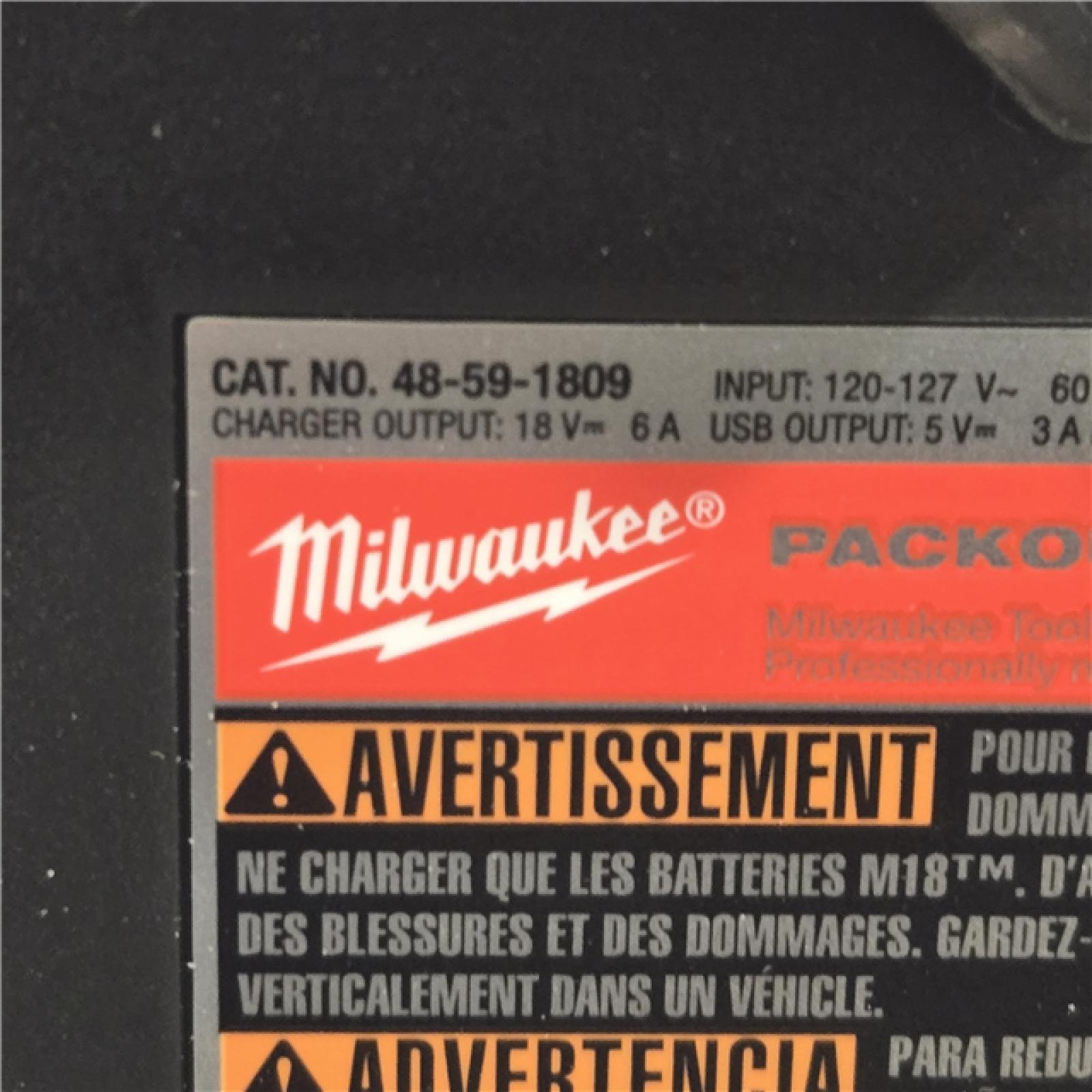AS-IS Milwaukee M18 Packout Six Bay Rapid Charger (Tool-Only)