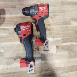 HOUSTON LOCATION - AS-IS Milwaukee FUEL 18V Lithium-Ion Brushless Cordless Hammer Drill and Impact Driver Combo Kit