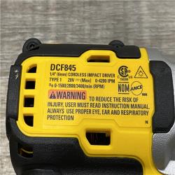 AS-IS DEWALT 20-Volt Maximum XR Lithium-Ion Cordless Brushless 1/4 in. 3-Speed Impact Driver Kit