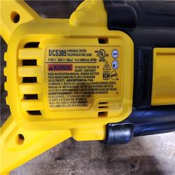 HOUSTON LOCATION - AS-IS FLEXVOLT 60V MAX Cordless Brushless Reciprocating Saw with (1) FLEXVOLT 6.0Ah Battery