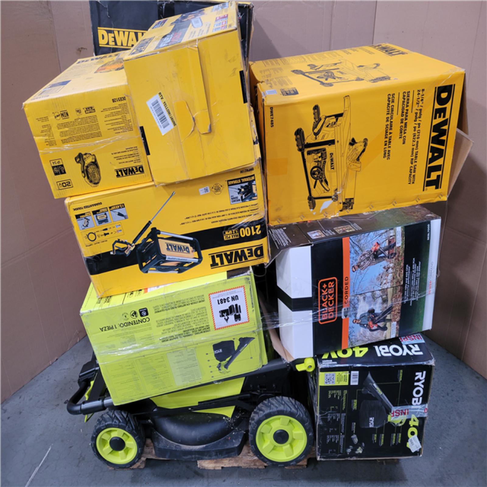 CALIFORNIA AS-IS TOOL PALLET