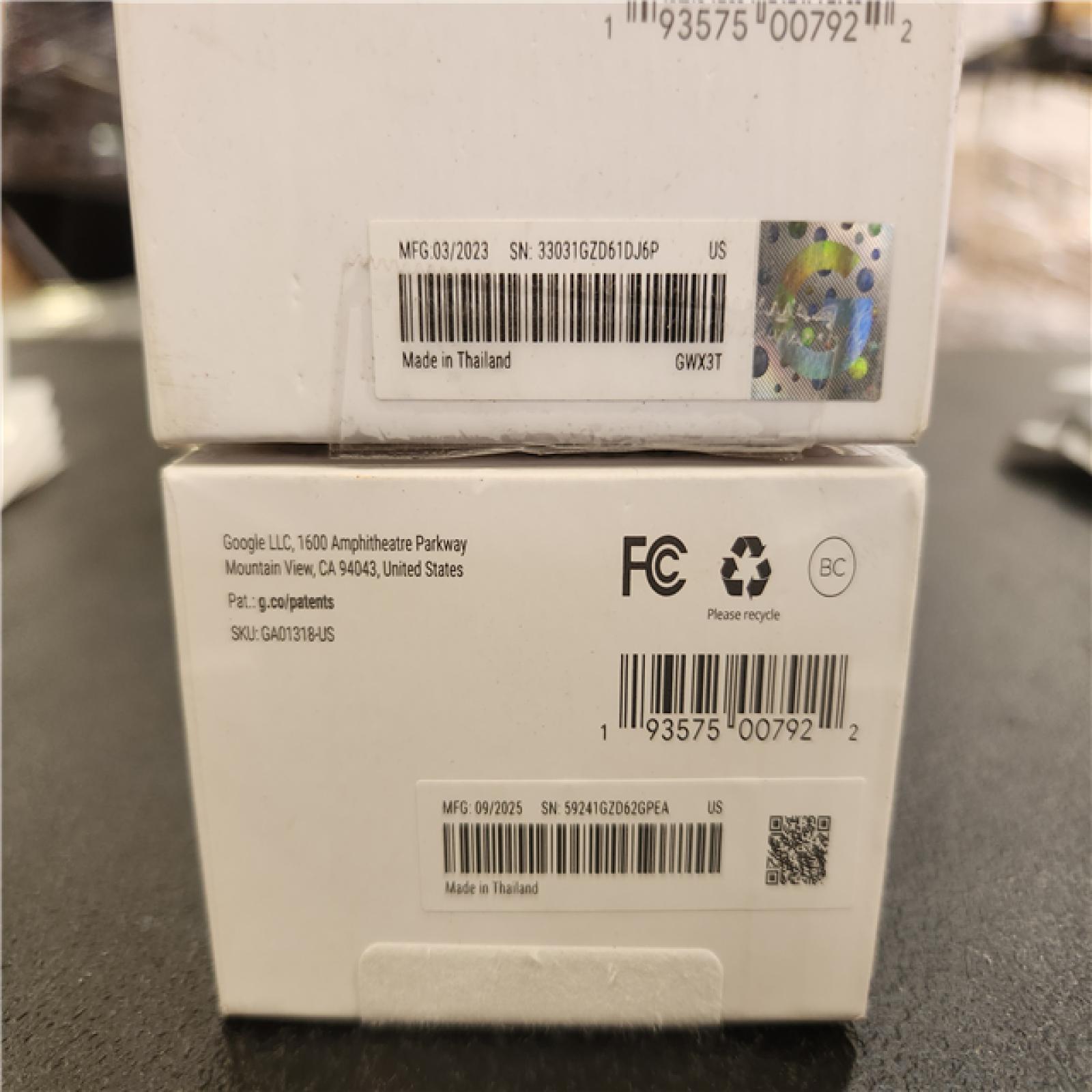 Phoenix AS-IS Google Nest Doorbell - Smart Wi-Fi Video Doorbell Camera - (2-Pack)