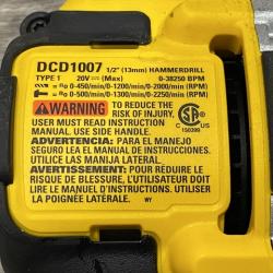 AS-IS DEWALT 20V MAX Brushless Cordless 1/2 3-Speed Hammer Drill (Tool-Only)