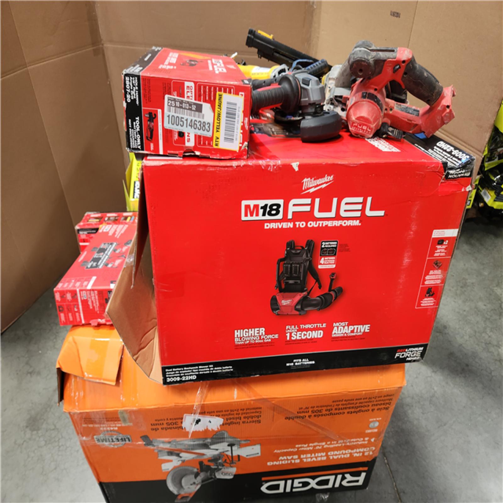 CALIFORNIA  AS-IS TOOL PALLET