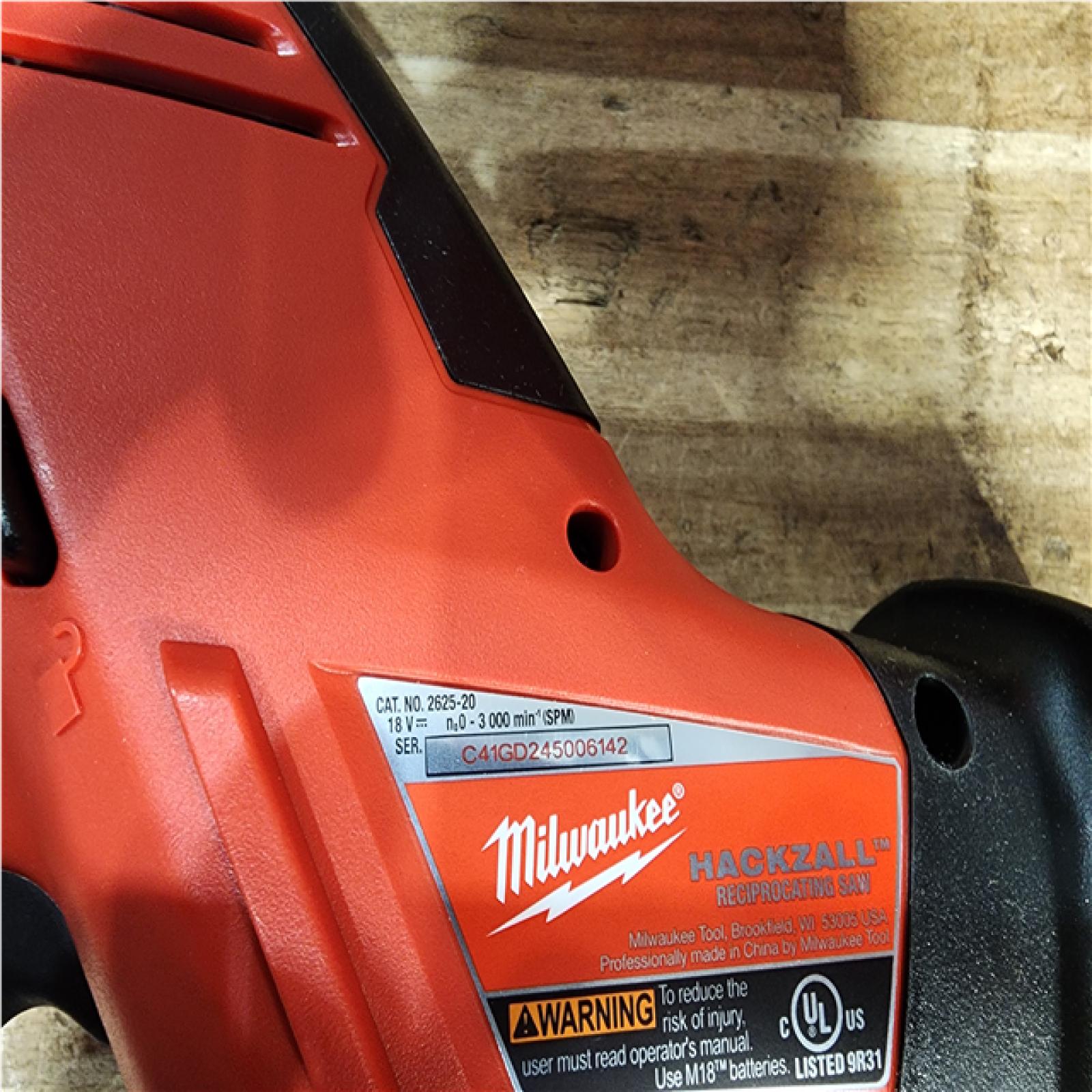 Houston Location AS-IS Milwaukee Drill Driver and Impact Driver and Hackzall and Battery