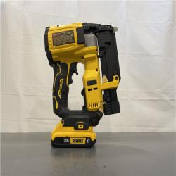 AS-IS - DeWalt 20-Volt MAX Atomic Compact Cordless Pin Nailer Kit (Brushless Motor 23 Gauge)
