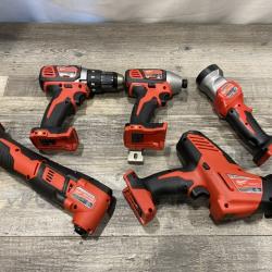 LIKE NEW - Milwaukee 18V Lithium-Ion Cordless (5-Tool) Combo Kit
