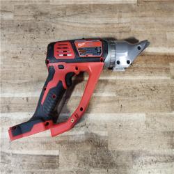 HOUSTON LOCATION - AS - IS Milwaukee 18-Volt Lithium-Ion Cordless 18-Gauge Double Cut Metal Shear (Tool-Only)