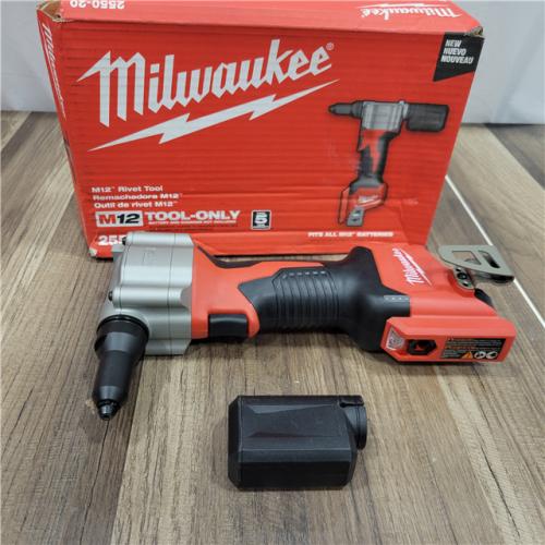 AS-IS Milwaukee M12 12-Volt Lithium-Ion Cordless Rivet Tool (Tool-Only)