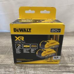 NEW - DEWALT 20V MAX XR POWERSTACK Lithium-Ion 3.5 Ah Battery (2 -Pack)