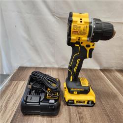 AS-IS- DEWALT ATOMIC COMPACT SERIES 20V MAX* Brushless Cordless 1/2 Drill/Driver Kit