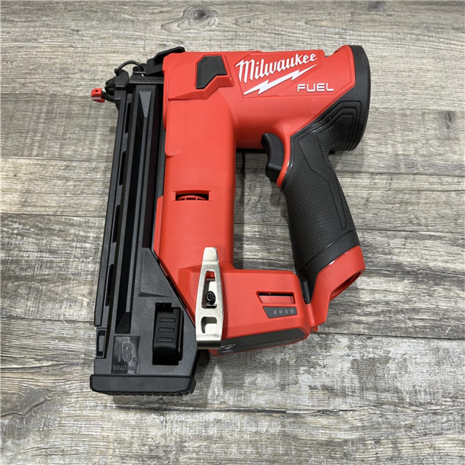 AS-IS Milwaukee FUEL 12-Volt Lithium-Ion Brushless Cordless 18-Gauge 1-1/2 in. Compact Brad Nailer (Tool-Only)