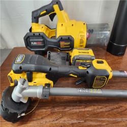 AS-IS DEWALT 60V MAX Brushless Cordless 17 in. String Trimmer and Leaf Blower Combo Kit