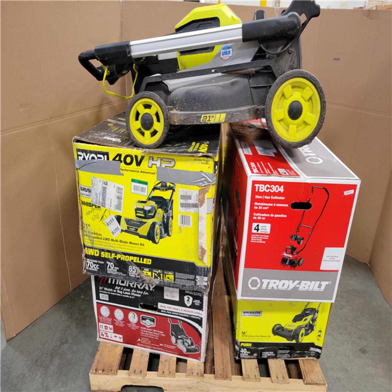 CALIFORNIA AS-IS OUTDOOR POWER EQUIPMENT