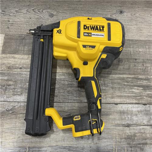 AS-IS DEWALT 20V MAX XR Lithium-Ion Electric Cordless 18-Gauge Brad Nailer (Tool Only)