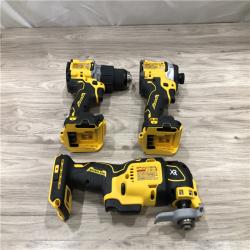 AS-IS DEWALT 20V MAX Lithium-Ion Cordless 3-Tool Combo Kit