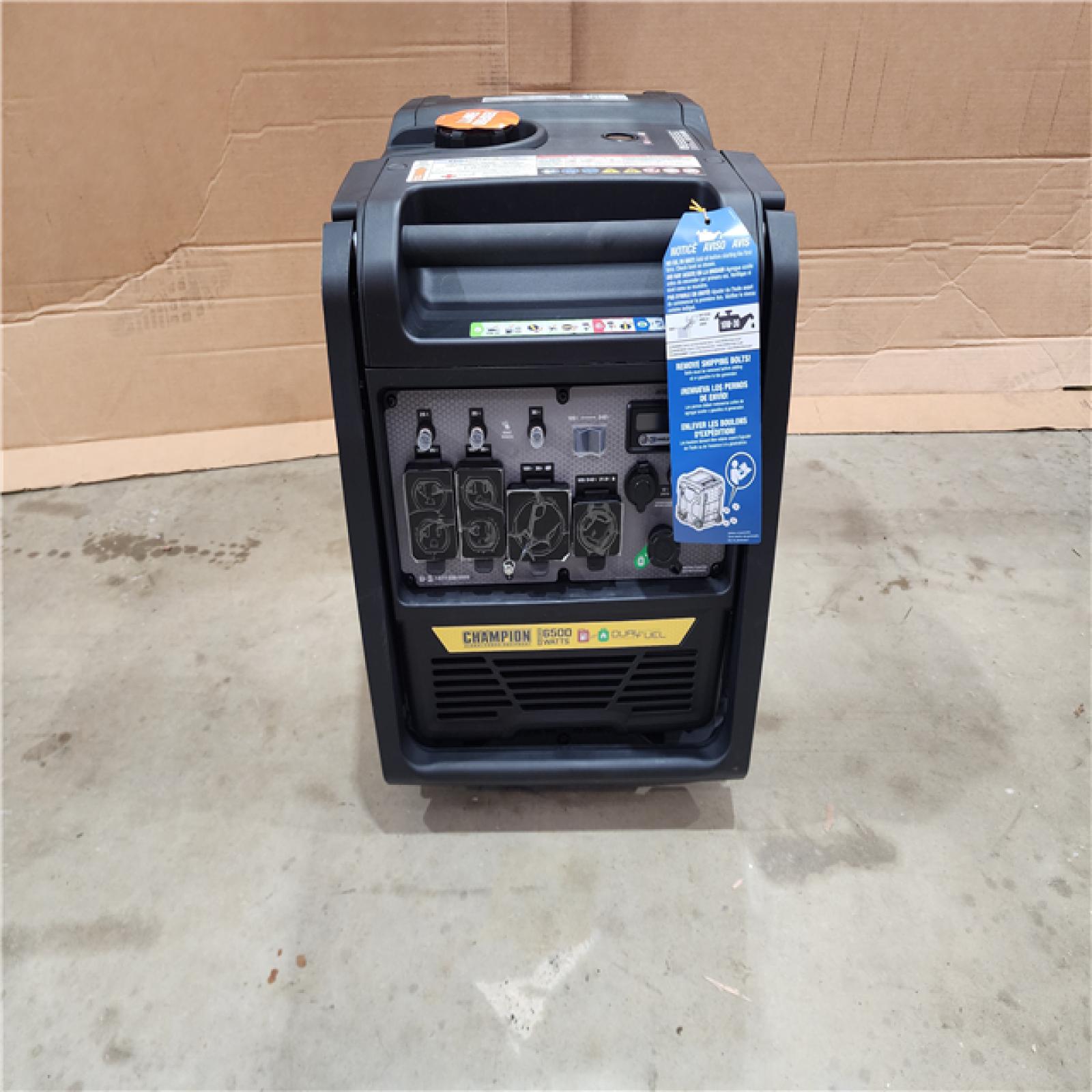 HOUSTON LOCATION - AS - IS CHAMPION GENERATOR
