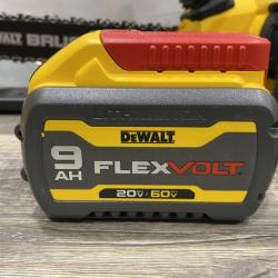 AS-IS DEWALT 60V MAX FLEXVOLT Lithium-Ion Brushless Cordless 16 Chainsaw Kit